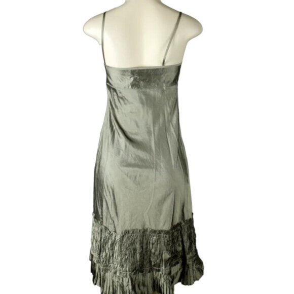 DOSA Knee-Length Silk Slip Dress - Picture 3 of 4
